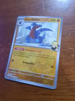 Cynthia's Gabite 103/182 Reverse Holo Destined Rivals NM Pokemon Card - Image 2