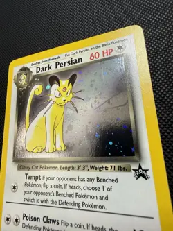Dark Persian 17 Holo Black Star Promo WOTC Pokemon Card Clean Holo SWIRL NM - Image 2