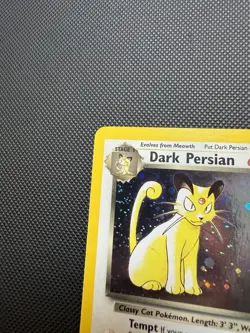 Dark Persian 17 Holo Black Star Promo WOTC Pokemon Card Clean Holo SWIRL NM - Image 4