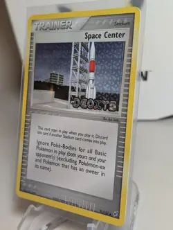 Space Center 91/107 Stamped Pokemon Reverse Holo Rare EX DEOXYS LP - Image 3