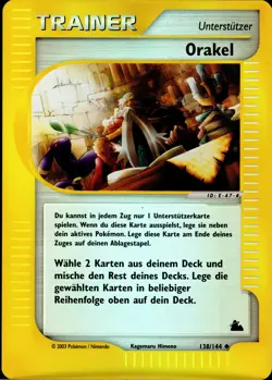 Orakel / Oracle - 138/144 Skyridge - Reverse Holo DE NM Pokemon - Image 1