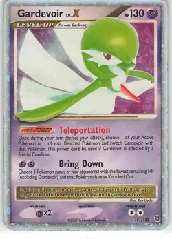 Gardevoir LV.X 131/132 Holo Rare LV.X Secret Wonders Pokemon MP - Image 1