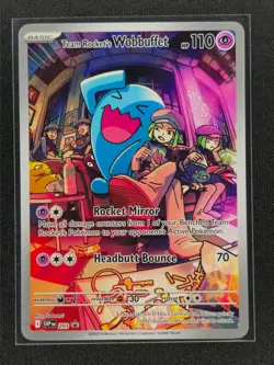 Rocket's Wobbuffet 203 Promo Pokemon SVP NM 🔥🔥🔥 - Image 1