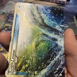 Pokemon HeartGold SoulSilver Lugia Legend (Top) (UR) #113 (Holo) EX + Extra - Image 3