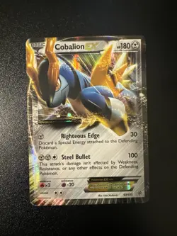 2012 Pokemon Plasma Storm Cobalion Ex #93/135 - Image 1