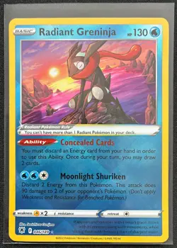 Radiant Greninja 046/189 Astral Radiance Pokemon - Image 1