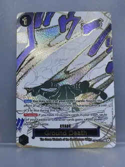 Ground Death - One Piece (Alternate Art) OP14-096 The Azure Sea's Seven Foil - Image 1