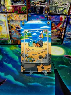Pokemon Dwebble 129/086 IR Black Bolt Extended Art Case - Image 3