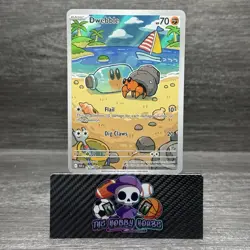 Dwebble IR 129/086 Sv: Black Bolt Pokemon 2025 Illustration Rare Never Played - Image 1