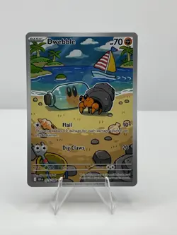 Dwebble IR 129/086 Sv: Black Bolt Pokemon 2025 Illustration Rare - Image 1