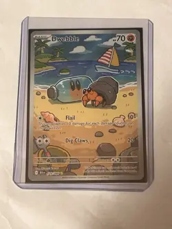 Dwebble IR 129/086 Sv: Black Bolt Pokemon 2025 Illustration Rare - Image 1