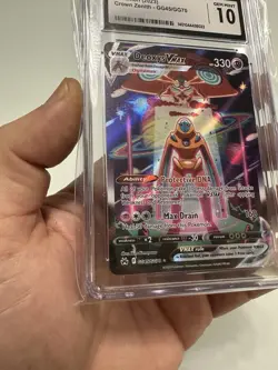 CGC 10 GEM MINT Deoxys VMAX GG45/GG70 GALARIAN GALLERY Pokemon Crown Zenith 2023 - Image 4