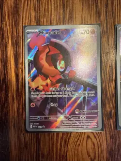 Charcadet #22 Phantasmal Flames Pokemon Center Etb Promo Card, Stamped and base - Image 2