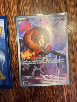 Charcadet #22 Phantasmal Flames Pokemon Center Etb Promo Card, Stamped and base - Image 4