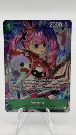 Perona (Alternate Art) OP12-034 Legacy of the Master Foil - English - Image 1