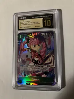 PRISTINE 10! CGC - Perona (Alternate Art) OP12-034 Legacy of the Master Foil - Image 4