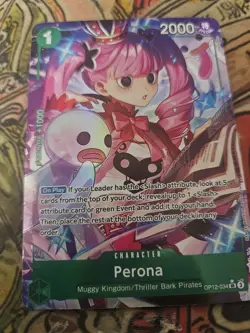 Perona (Alternate Art) OP12-034 Legacy of the Master Foil - Image 1