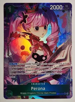 Perona (Alternate Art) OP12-034 Legacy of the Master Foil - Image 1