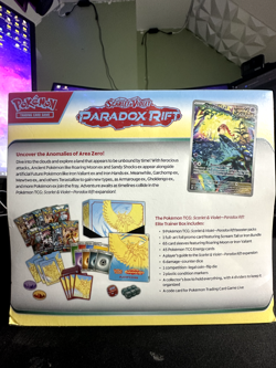 Pokemon Scarlet & Violet: Paradox Rift Elite Trainer Box Roaring Moon ETB Sealed 820650854163 - Image 2