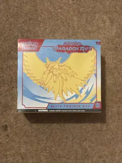 Pokemon Paradox Rift Elite Trainer Box ETB Roaring Moon Scarlet & Violet Sealed - Image 1