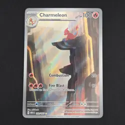 Pokemon TCG Card Charmeleon 169/165 S&V 151 Illustration Rare *English* - NM - Image 1