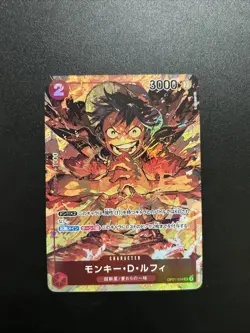 Monkey D Luffy OP01-024 SR (Parallel) ROMANCE DAWN ONE PIECE Card Game Japanese - Image 1