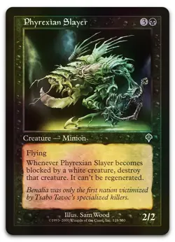 Phyrexian Slayer #118 (Foil) (NM) Invasion INV Magic MTG - Image 1