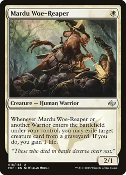 Mardu Woe-Reaper - 018/185 - Fate Reforged - Uncommon - NM - Magic - MTG - Image 1