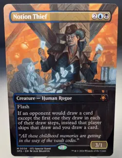 Magic MTG Notion Thief *Borderless* Special Guests NM Un-played Mythic #036 - Image 1