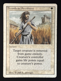 MTG - Swords to Plowshares - HP - Revised Edition - Uncommon - EN - REG - Image 1