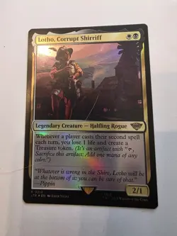 Lotho, Corrupt Shirriff (Extended Art) (Surge Foil) #781 NM Lord of the Rings - Image 1