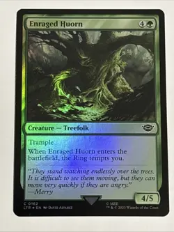 MTG Lord of the Rings Enraged Huorn Foil 0162 NM - Image 1
