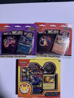 Pokemon Ascended Heroes Tech Sticker Collection Plus Celebrate 30 Years In Hand - Image 1