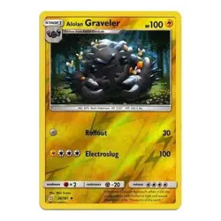 Alolan Graveler - 36/181 - SM Team Up - Uncommon - Reverse Holo - Pokemon TCG - Image 1