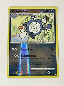 Pokemon TCG Poliwhirl 115/146 Legends Awakened Set Reverse Holo Common MP - Image 1