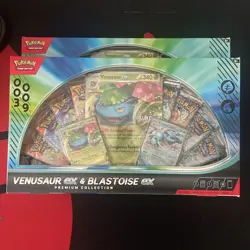 Pokemon TCG SV: Venusaur And Blastoise Ex Premium Collection Box IN HAND - Image 1