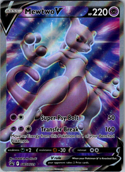 Mewtwo V SWSH229 Promo SWSH Black Star Pokemon NM - Image 1