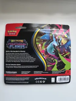 🔥 Pokemon TCG: Phantasmal Flames Triple Blister (Sneasel) - New & Sealed ✨ - Image 2