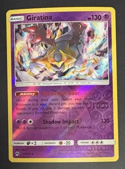 Giratina Reverse Holo 97/214 Pokemon TGC LP Lost Thunder - Image 1