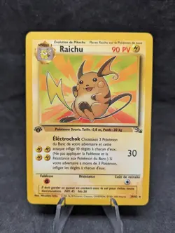 Raichu (29) - Fossil (FO) 1ST Edition - Pokemon TCG - FRENCH - LP - Image 1