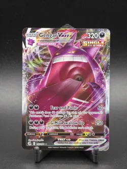 Pokemon TCG Gengar VMAX Single Strike Holo Full Art 157/264 SWSH08 Nm - Image 1