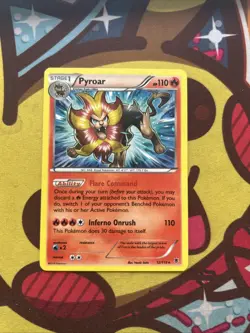 Pokemon Pyroar 12/119 - Cosmic Holo - XY Phantom Forces - GLC - Excellent - Image 1