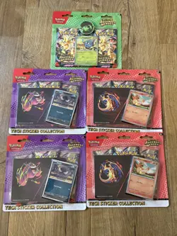 Pokemon Ascended Heroes Tech Sticker Collection Bundle X5. 24hrs Dispatch ✅ - Image 1