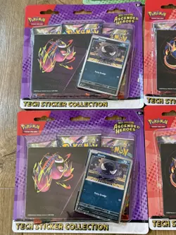 Pokemon Ascended Heroes Tech Sticker Collection Bundle X5. 24hrs Dispatch ✅ - Image 4