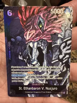 St. Ethanbaron V. Nusjuro OP13-080 Rare Alternate Art Near Mint One Piece Single - Image 3