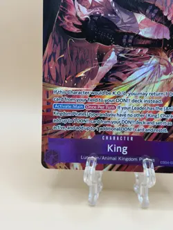 King EB04-031 Rare Alt Art One Piece TCG English The Azure Sea's Seven - Image 4