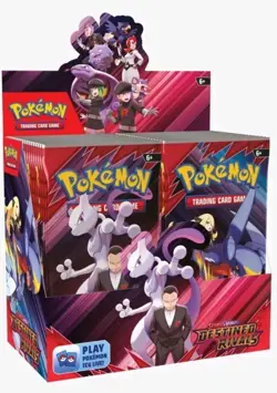 Pokemon TCG Destined Rivals Booster Box, 36 Packs, Sealed, English Edition - Image 1