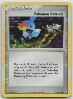 Pokemon Reversal 97/112 LP/NM Trainer Reverse Holo Fire Red Leaf Green Mudkip 97 - Image 1
