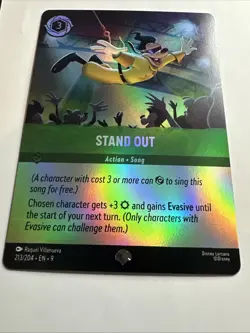Stand Out (Epic) 213/204 Fabled Holo Disney Lorcana Card NM - Image 3