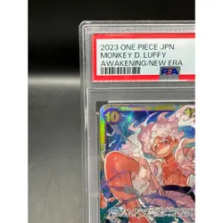 PSA 10 Luffy Nika OP05-119 Awakening of the New Era ONE PIECE Card Japanese 2023 - Image 2